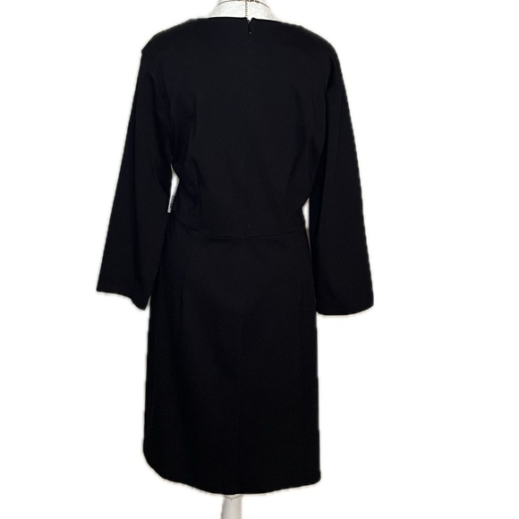 Old Navy Black Long Sleeve stretchy A-Line Dress | XL - Picture 3 of 7